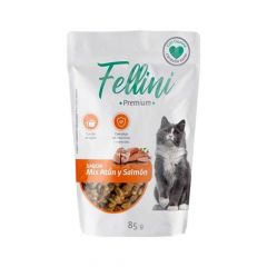 SACHET FELLINI MIX ATUN Y SALMON 85 GR