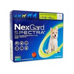 NEXGARD SPECTRA 7.6-15 KG 1 COMP