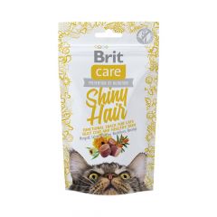 BRIT CARE CAT SNACK SHINY HAIR 50 GR