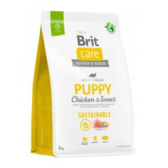 BRIT CARE CHICKEN & INSECT PUPPY 3 KG